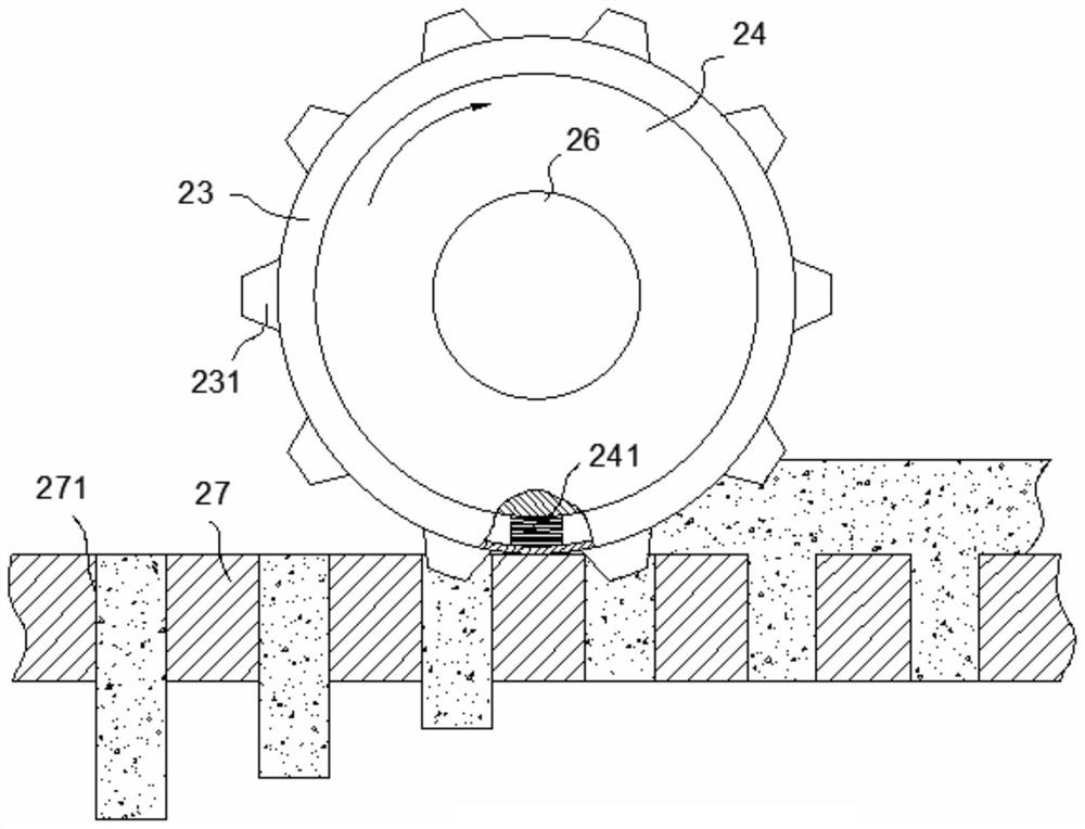 A biomass particle fuel pulverizing device with pressing function