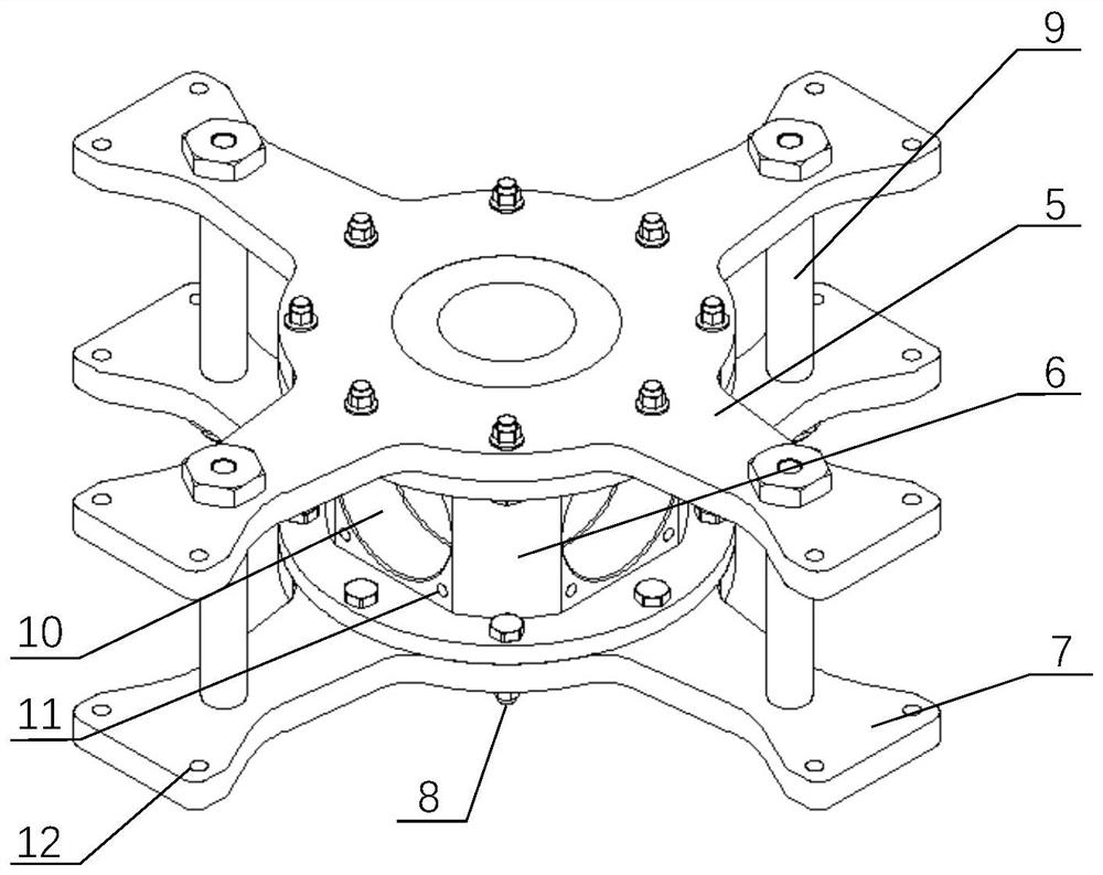 Rigid rotor hub of helicopter