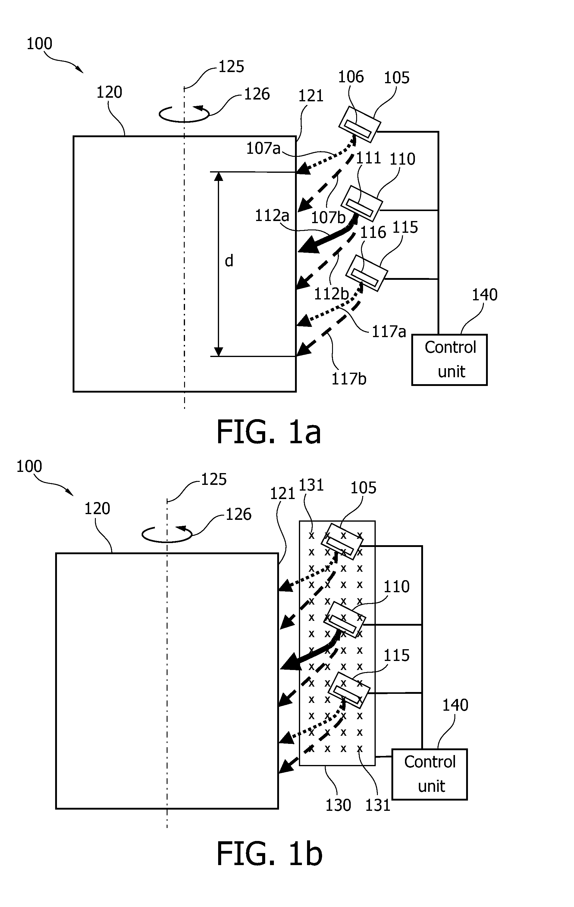 X-ray tube with multiple electron sources and common electron deflection unit