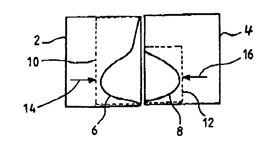 Method for simultaneous body part display