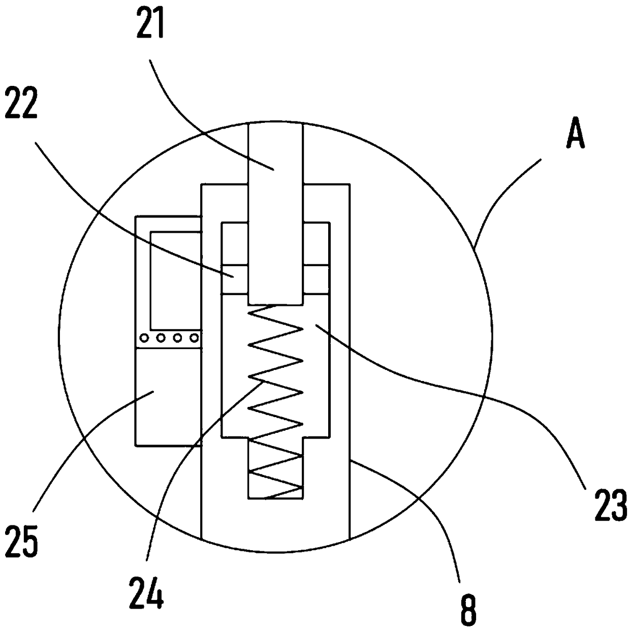 Display frame for electronic information technology teaching