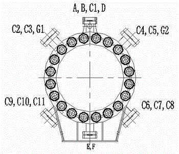 Deepwater pressure chamber combination experiment device