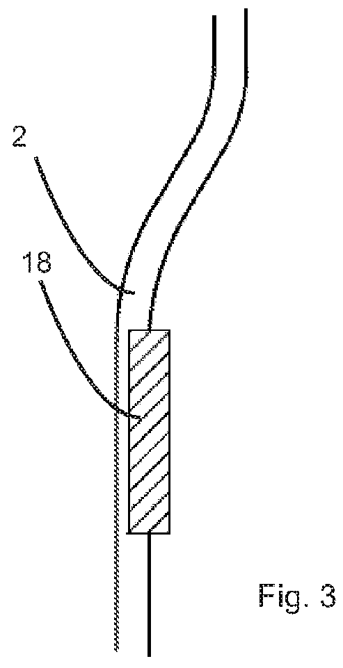 Test container for testing inspection devices