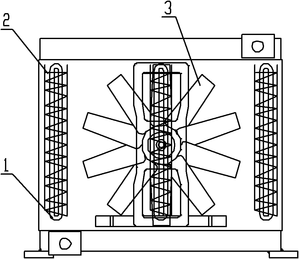 Air cooler for pump truck and concrete pump truck