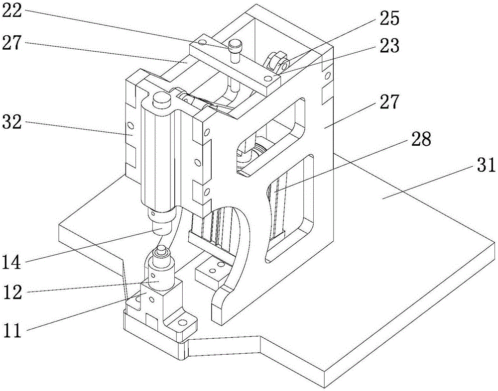 Pneumatic clamping device for workpiece