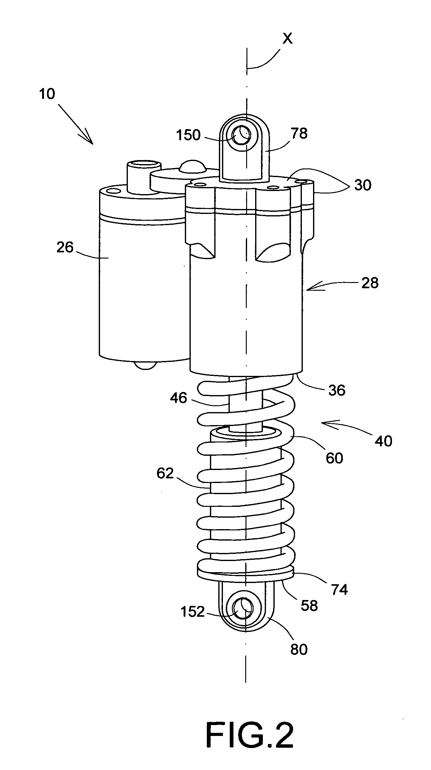 Vehicle height adjustment suspension device