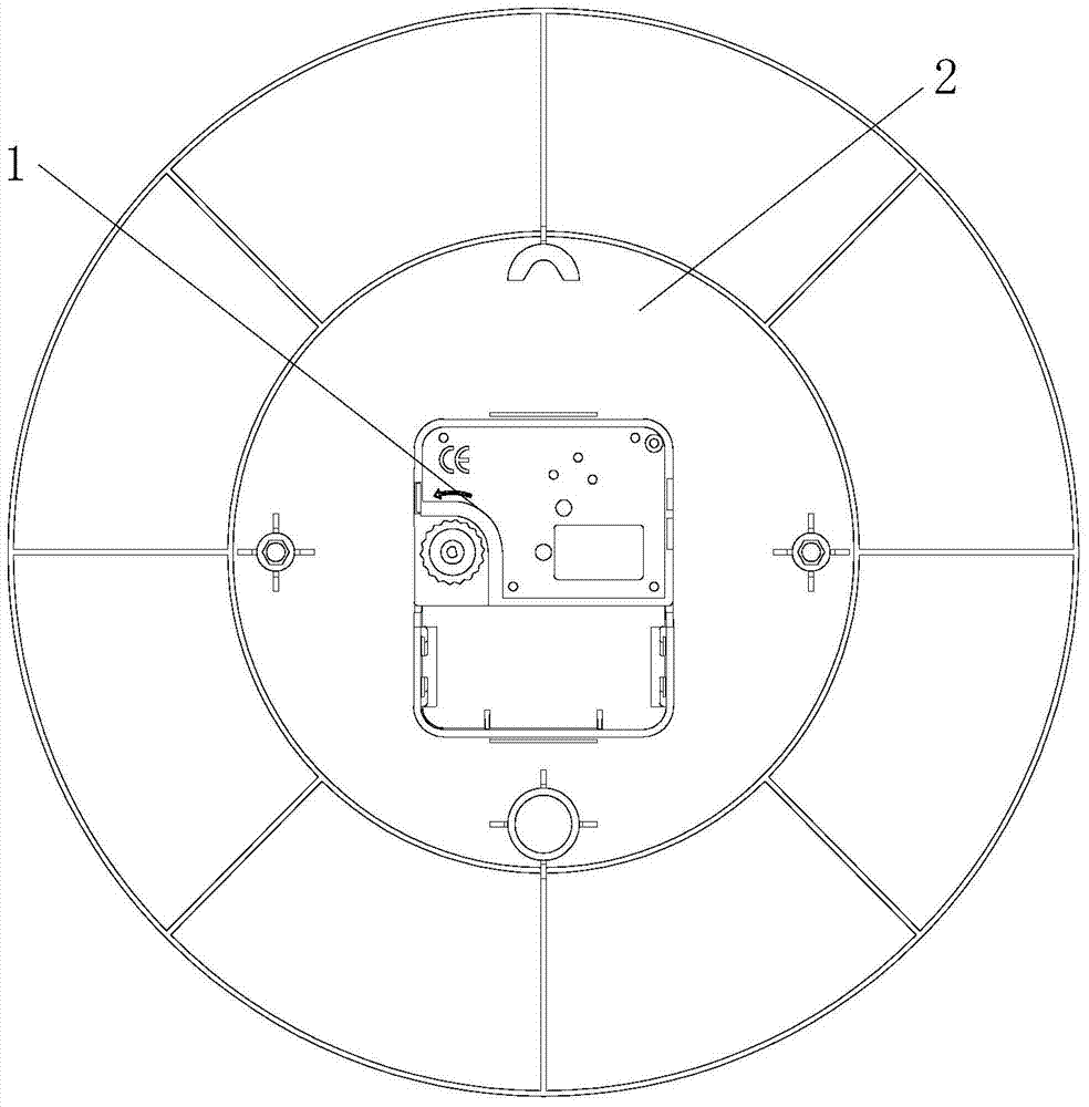 A dynamic display clock