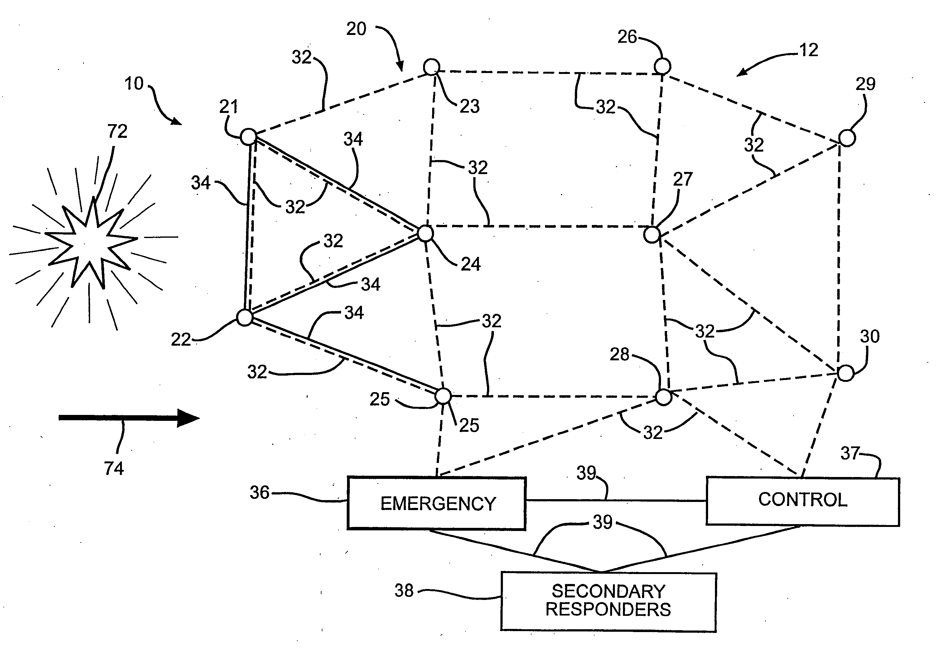 System for detection of hazardous events