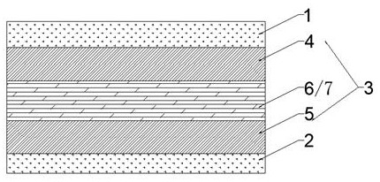 Sandwich type SMC sheet and automatic production line thereof