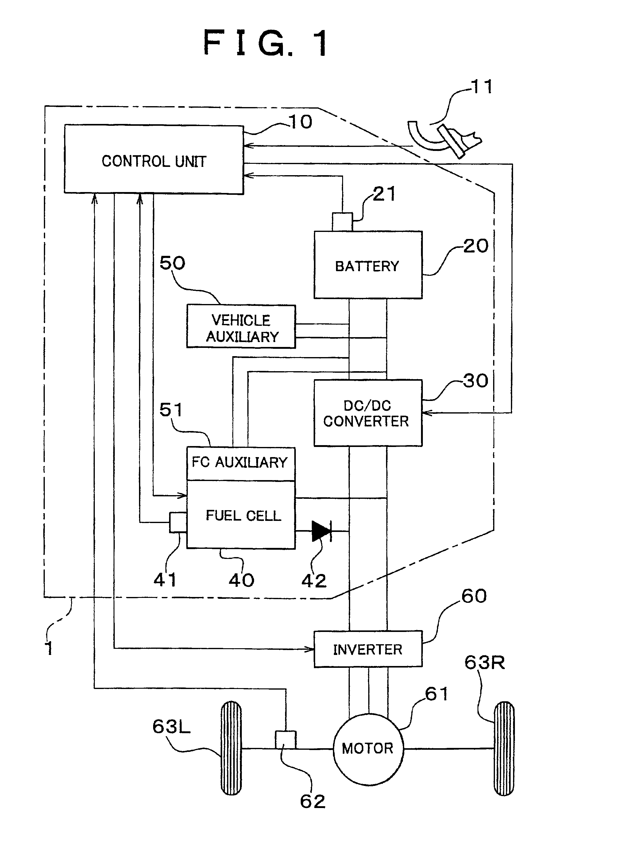 DC power supply using fuel cell