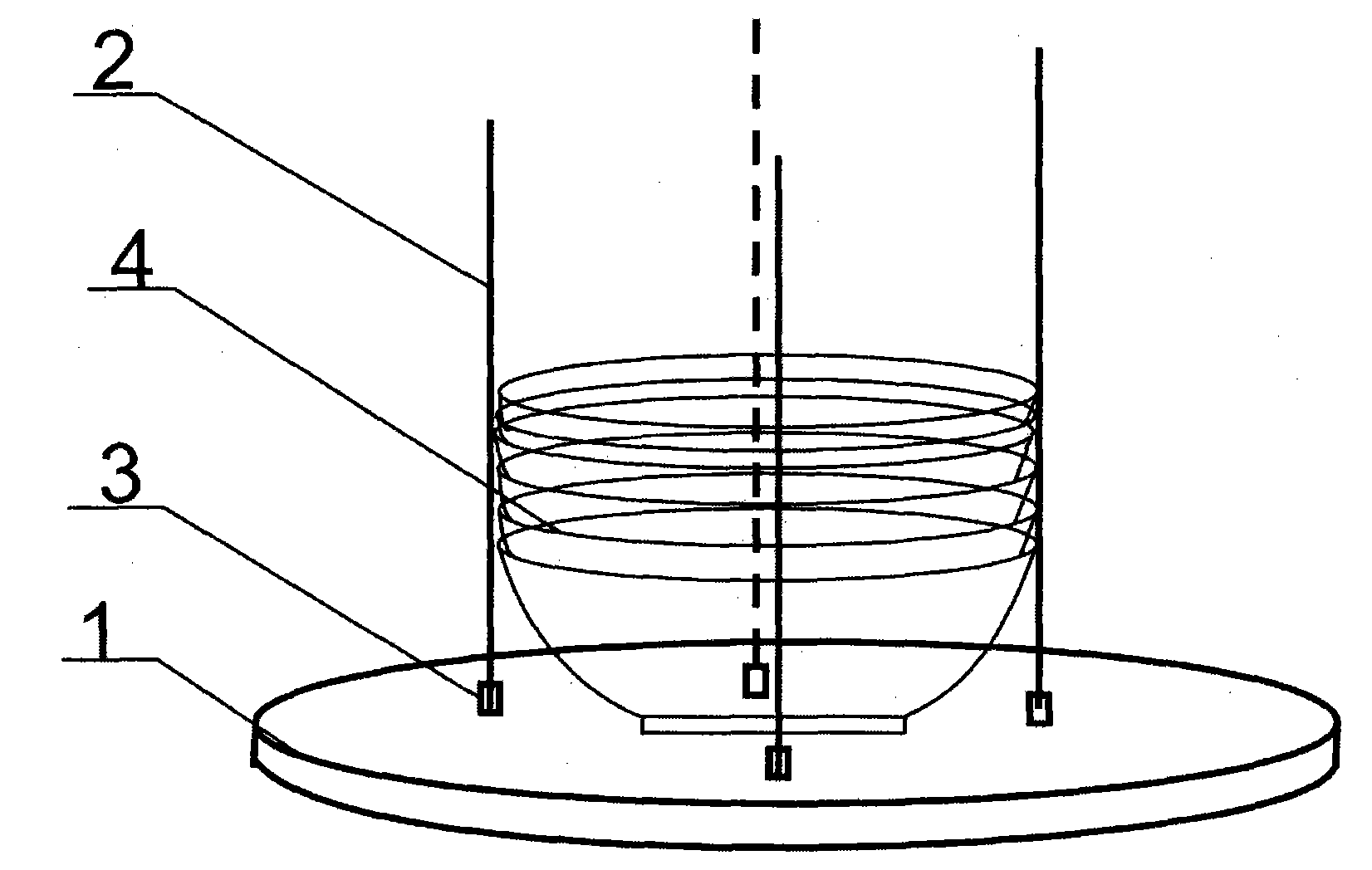 Bowl shattering-resistant bracket