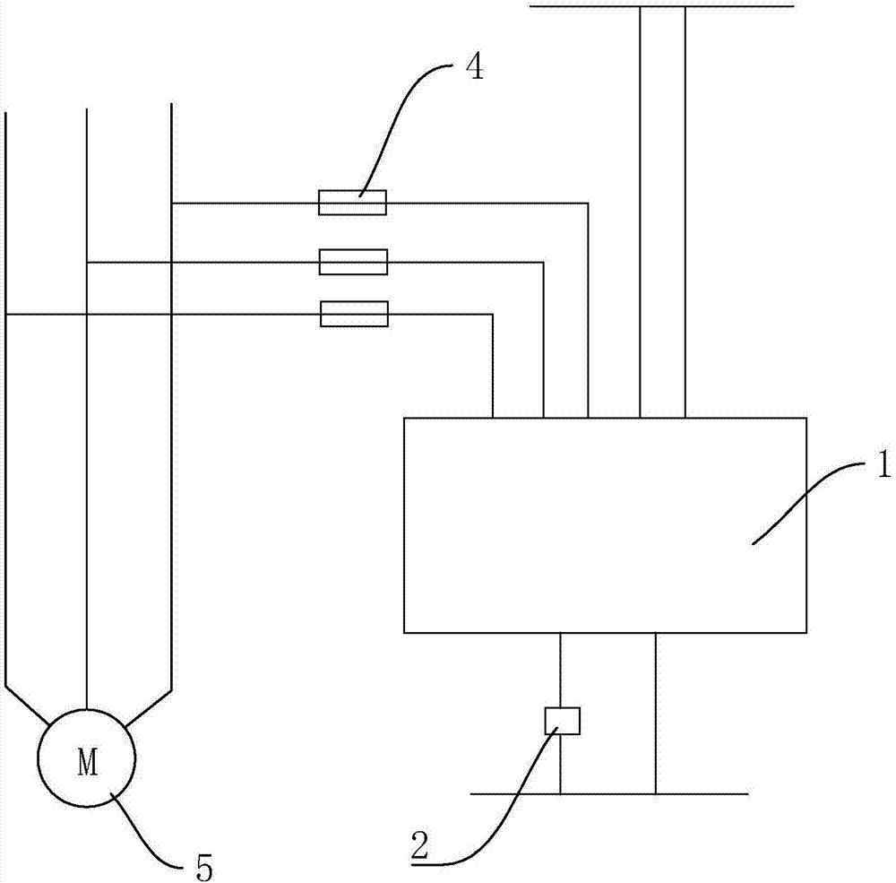 Motor zero-speed monitoring and protective door interlocking control device