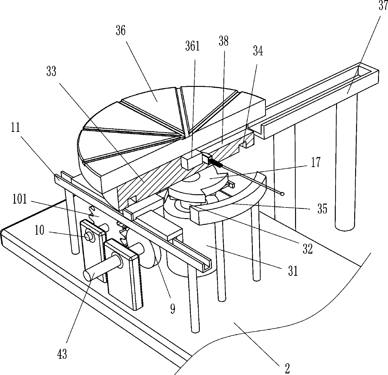 Equal dividing and cutting device for cake