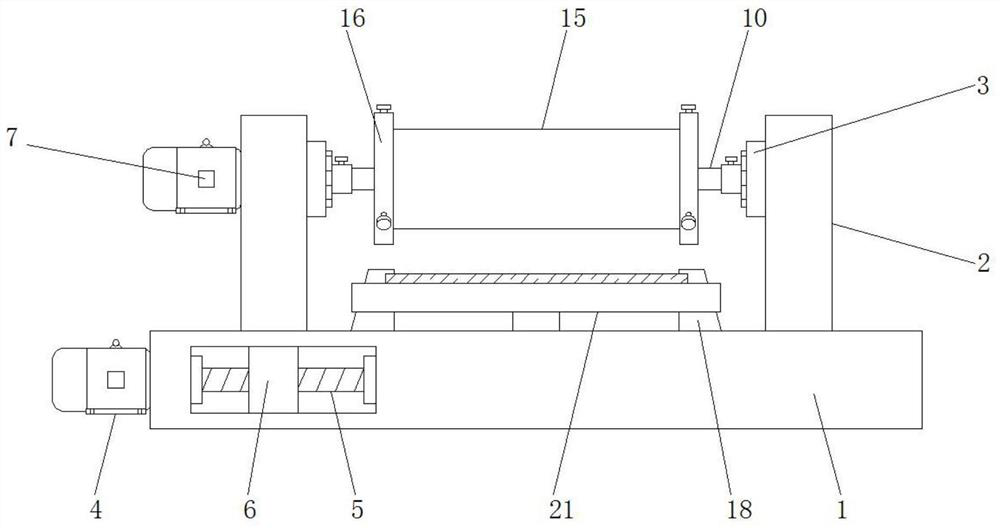 Combing machine roller