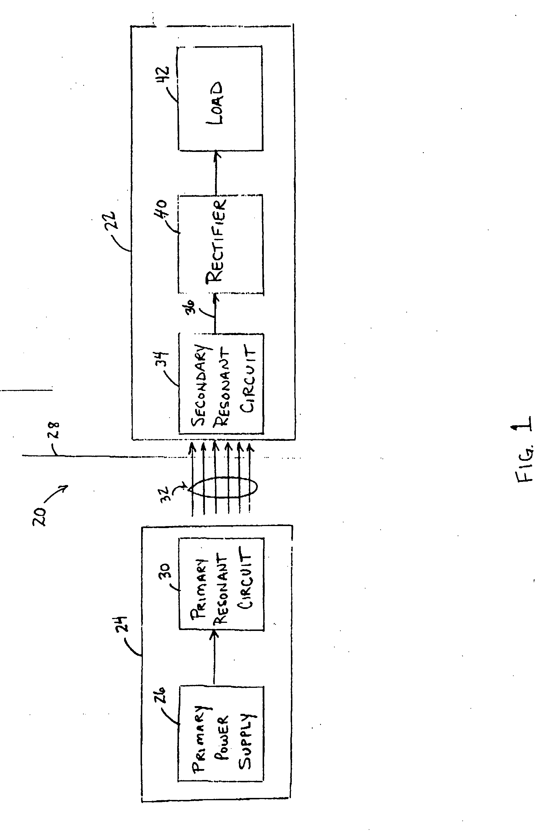 Low frequency transcutaneous energy transfer to implanted medical device