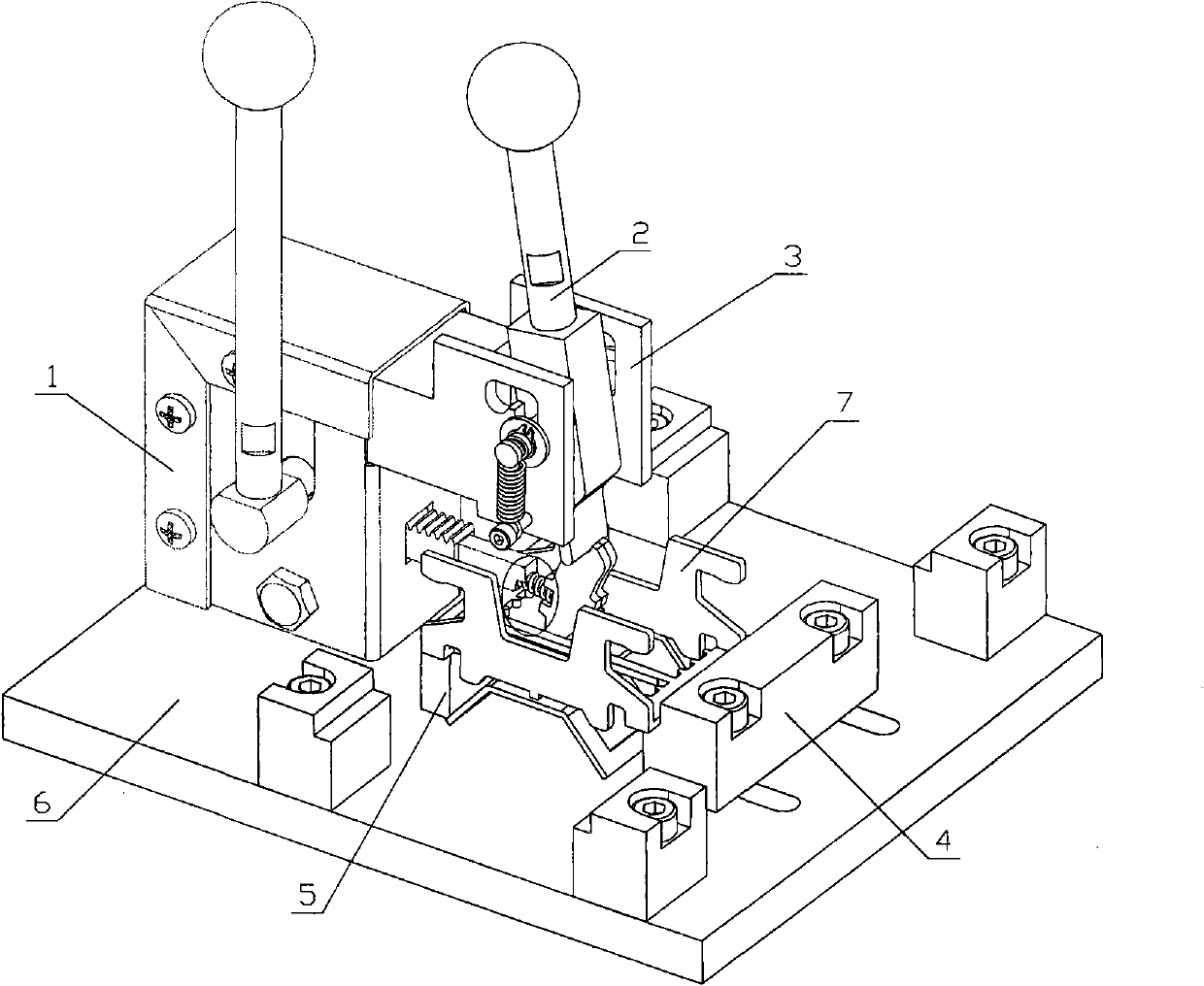 Device for assembling contact spring of frame-type breaker