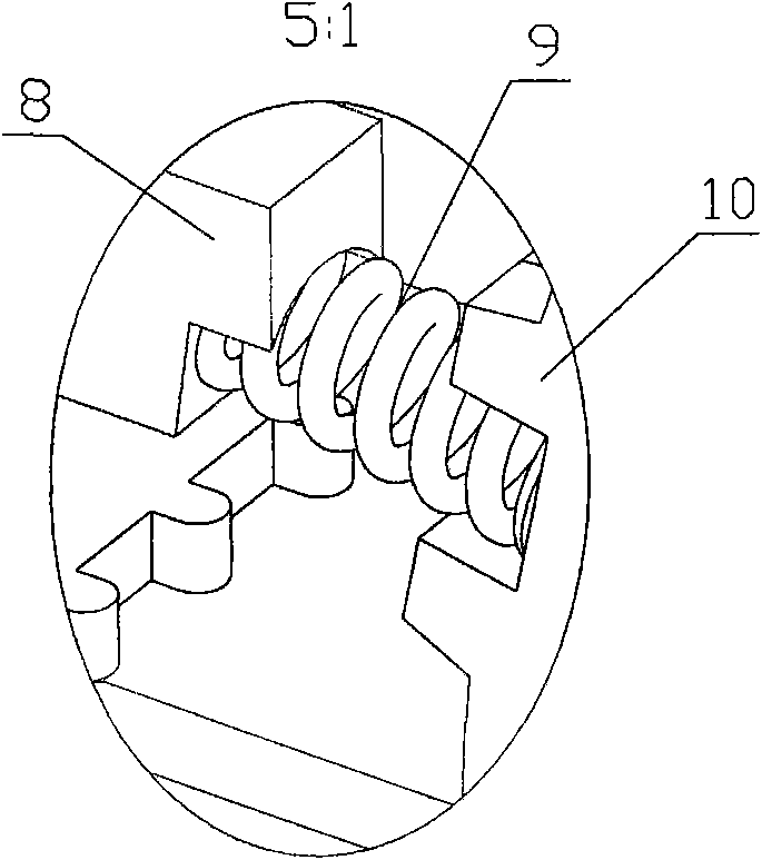 Device for assembling contact spring of frame-type breaker