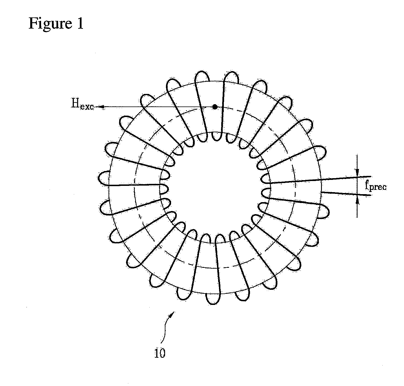 Proton precession magnetometer sensor measurable in all direction