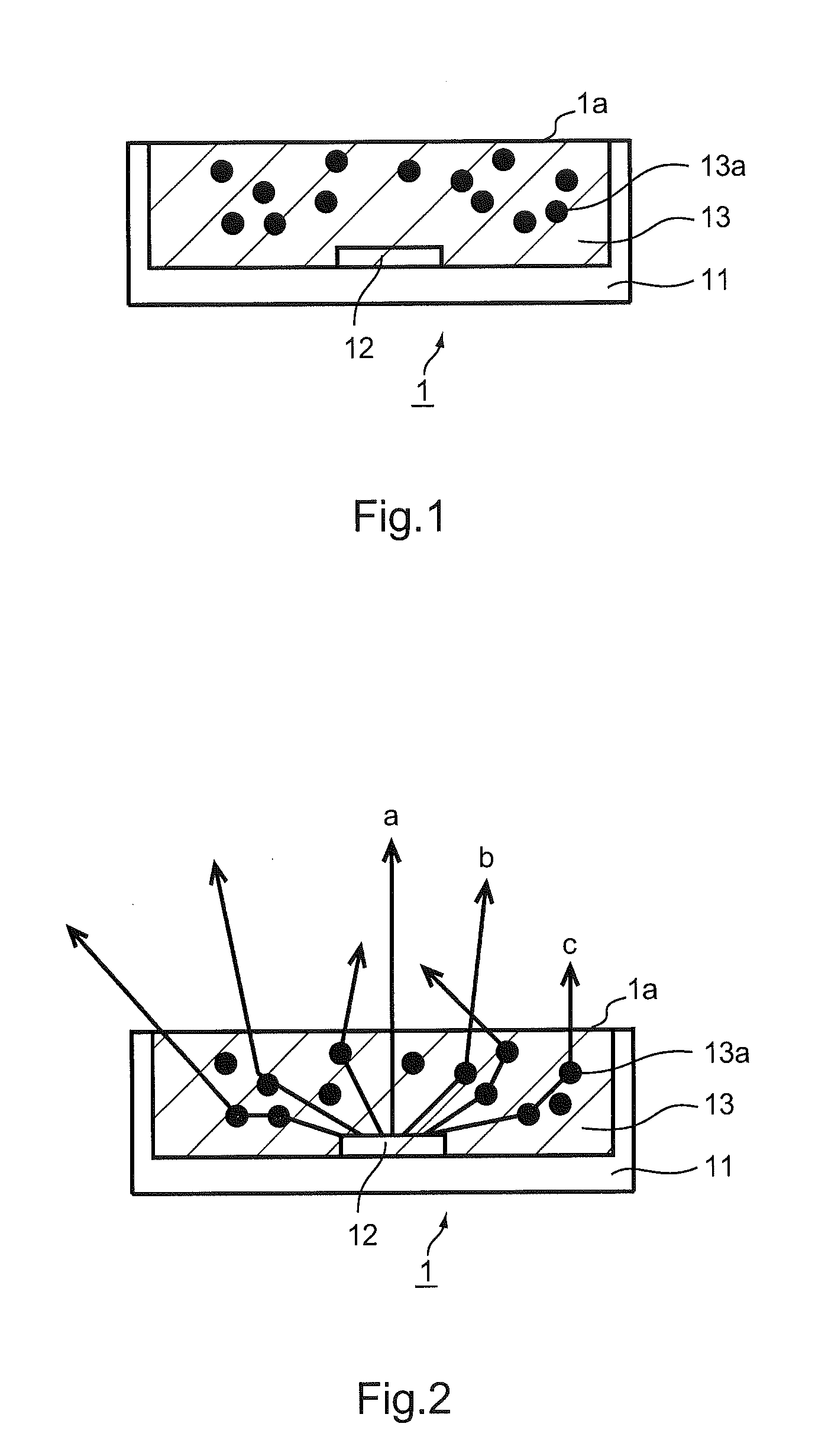 White LED lighting device, and optical lens