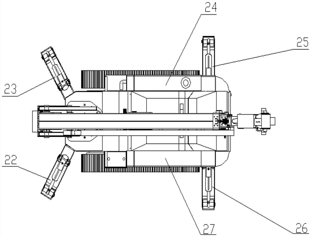 A high-pressure water spray system for electric water washing robots in substations