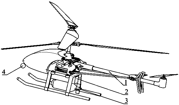 Forest fire extinguishing bomb rotorcraft device