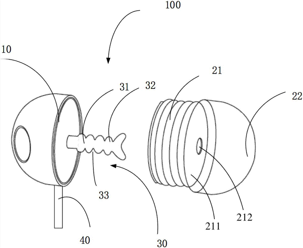 Ear entering type earphone