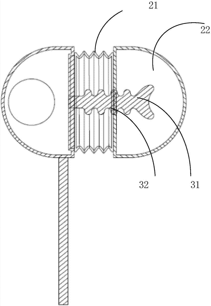 Ear entering type earphone