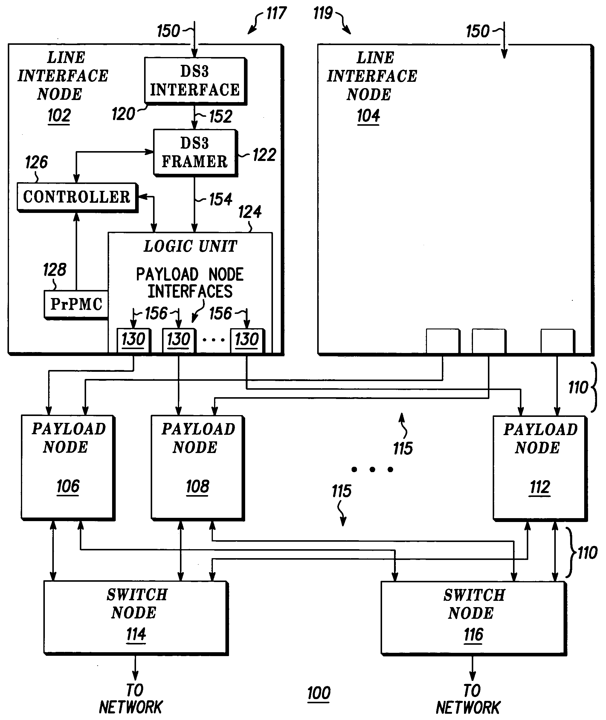 Method and apparatus for mapping TDM payload data