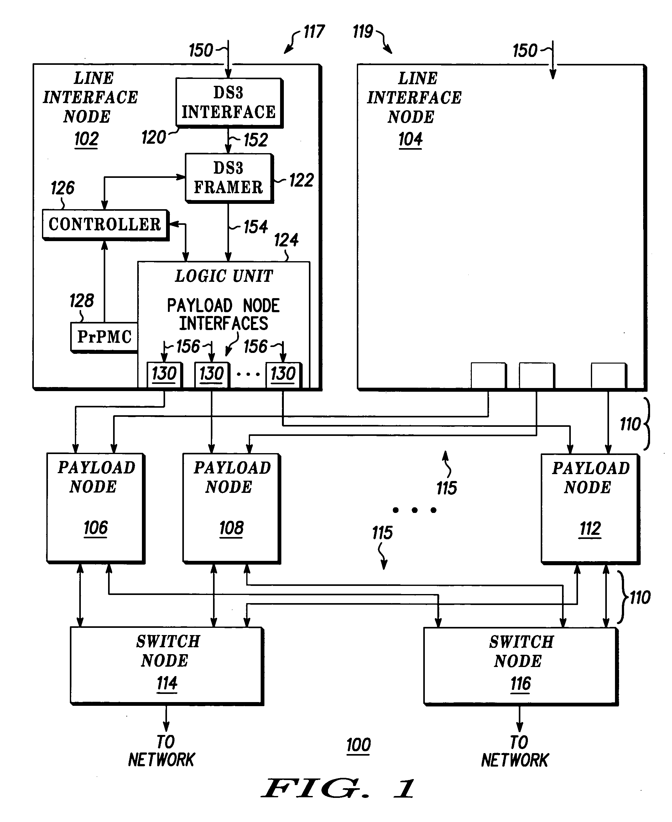 Method and apparatus for mapping TDM payload data