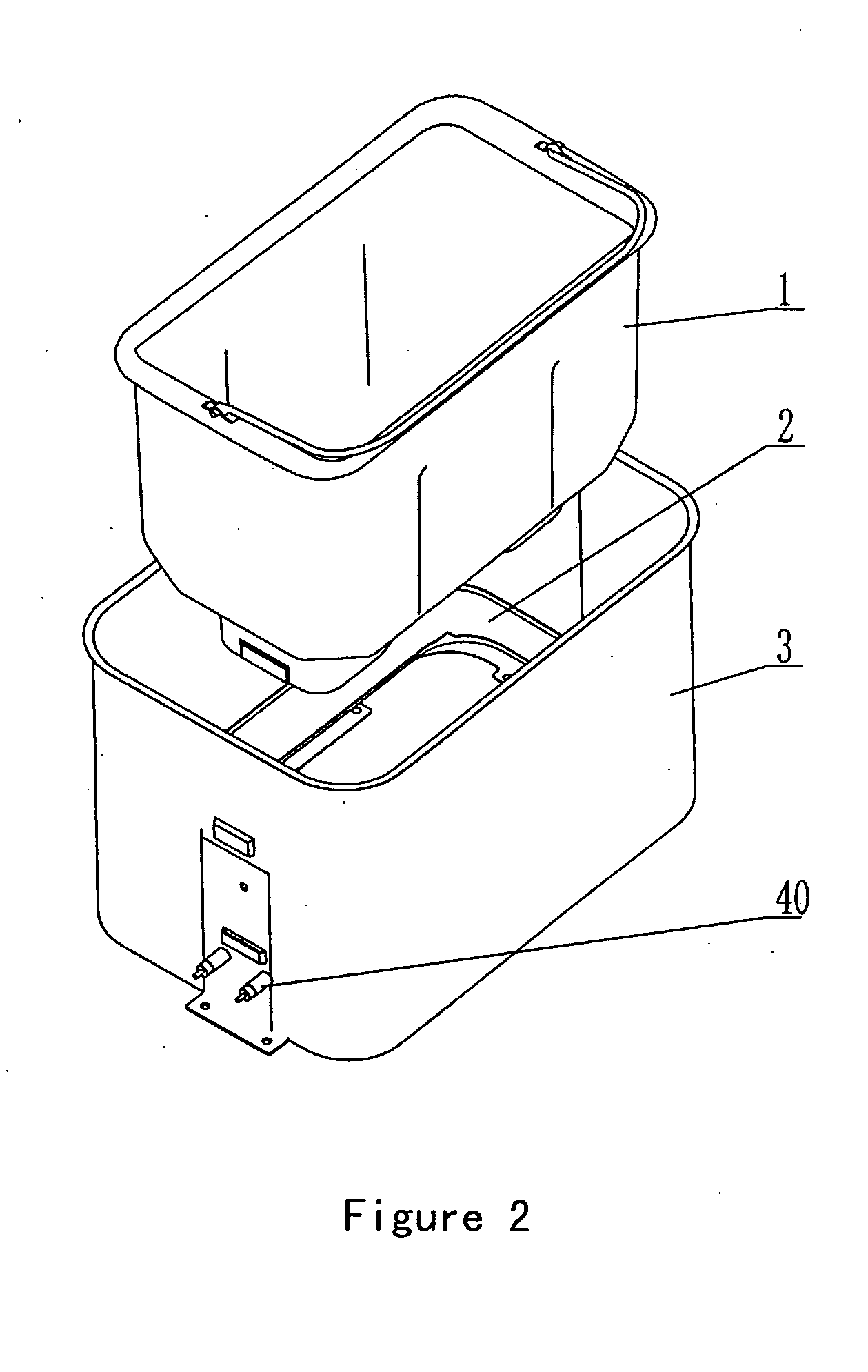 Breadmaker with a hidden heating tube