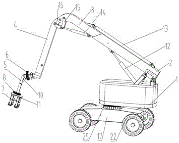 Formwork grabbing and lifting aligning machine and using method thereof