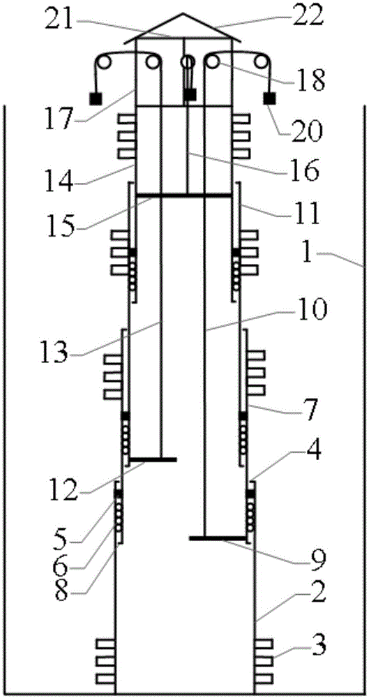 A method of subsidence monitoring in goaf subsidence area using subsidence monitoring system