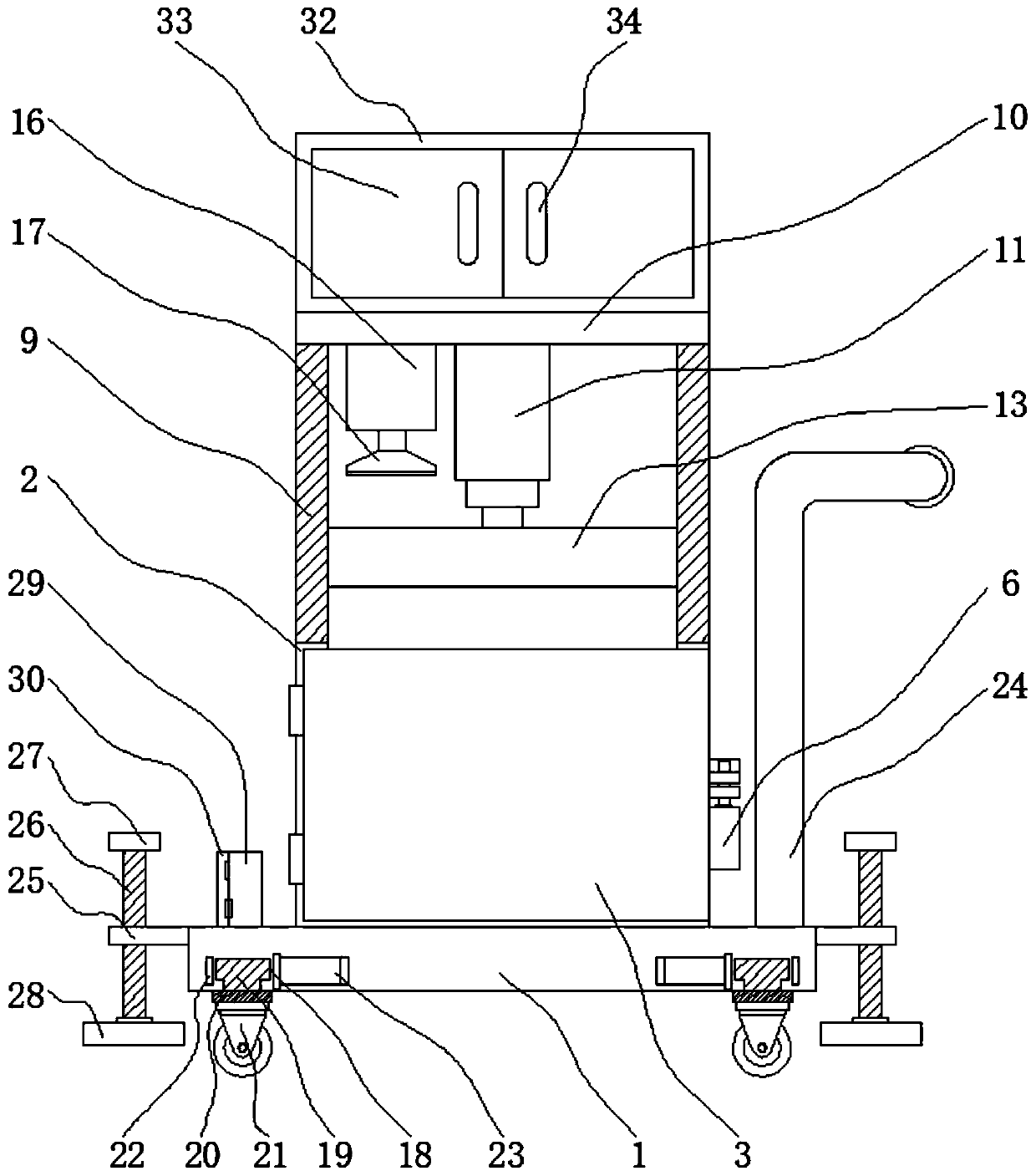 Industrial solid waste agglomerating device and use method thereof