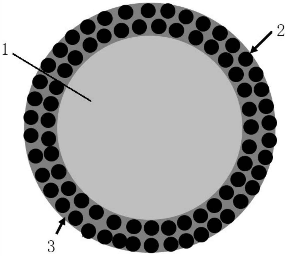 Light-cured 3D printing metal-ceramic composite material part and preparation method thereof