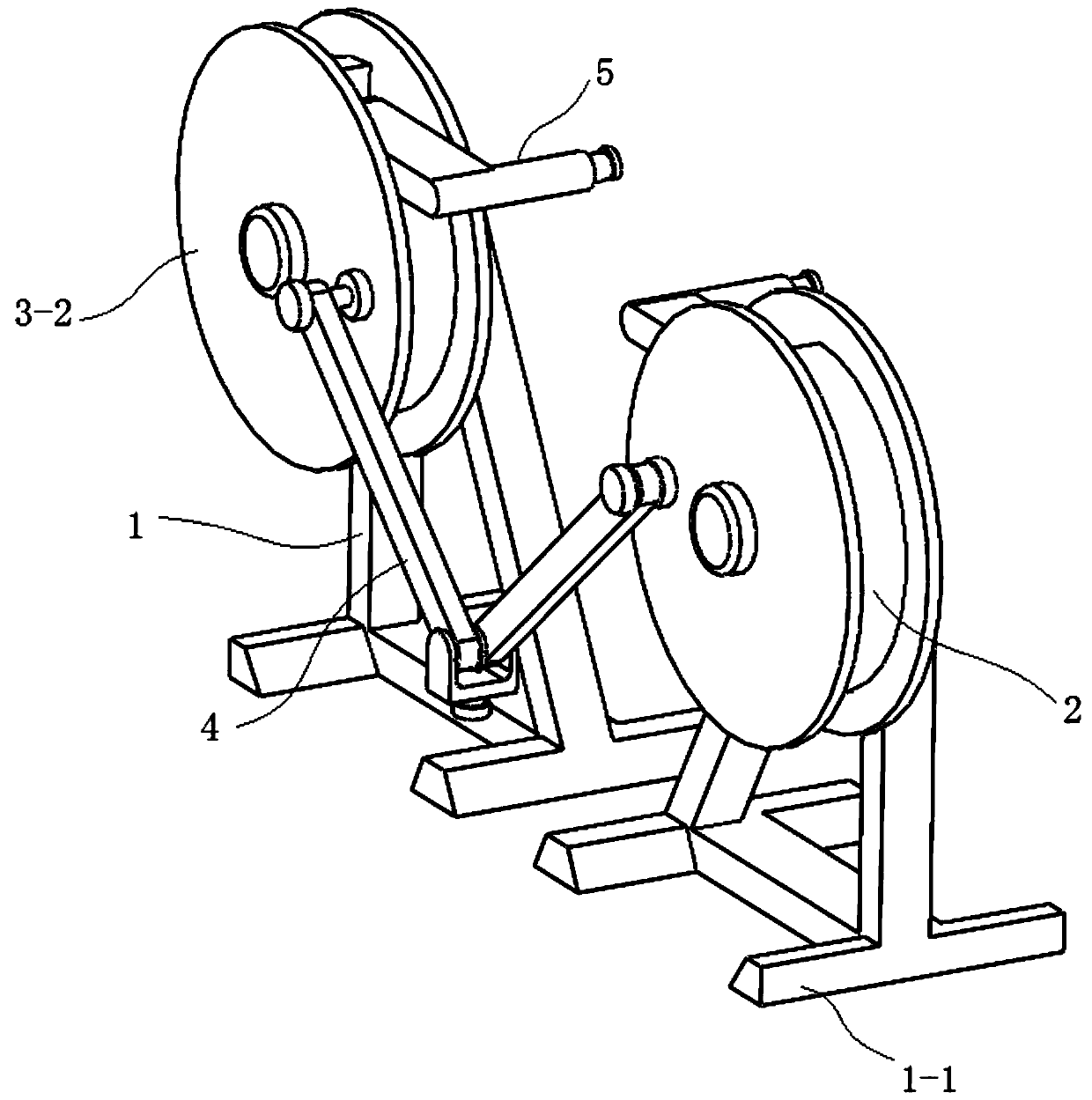 Electric furnace flip type counter-rotating quenching structure