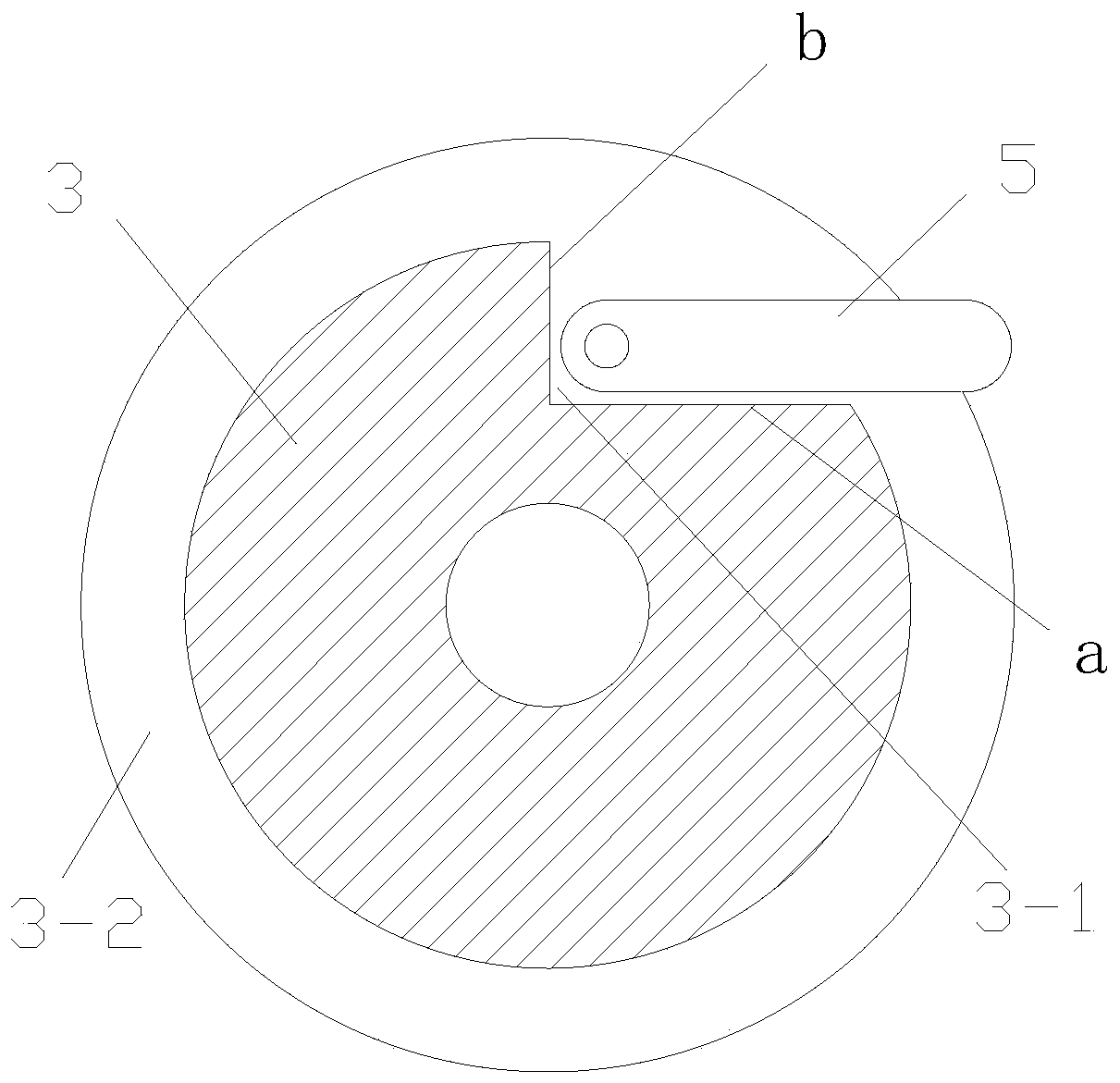 Electric furnace flip type counter-rotating quenching structure