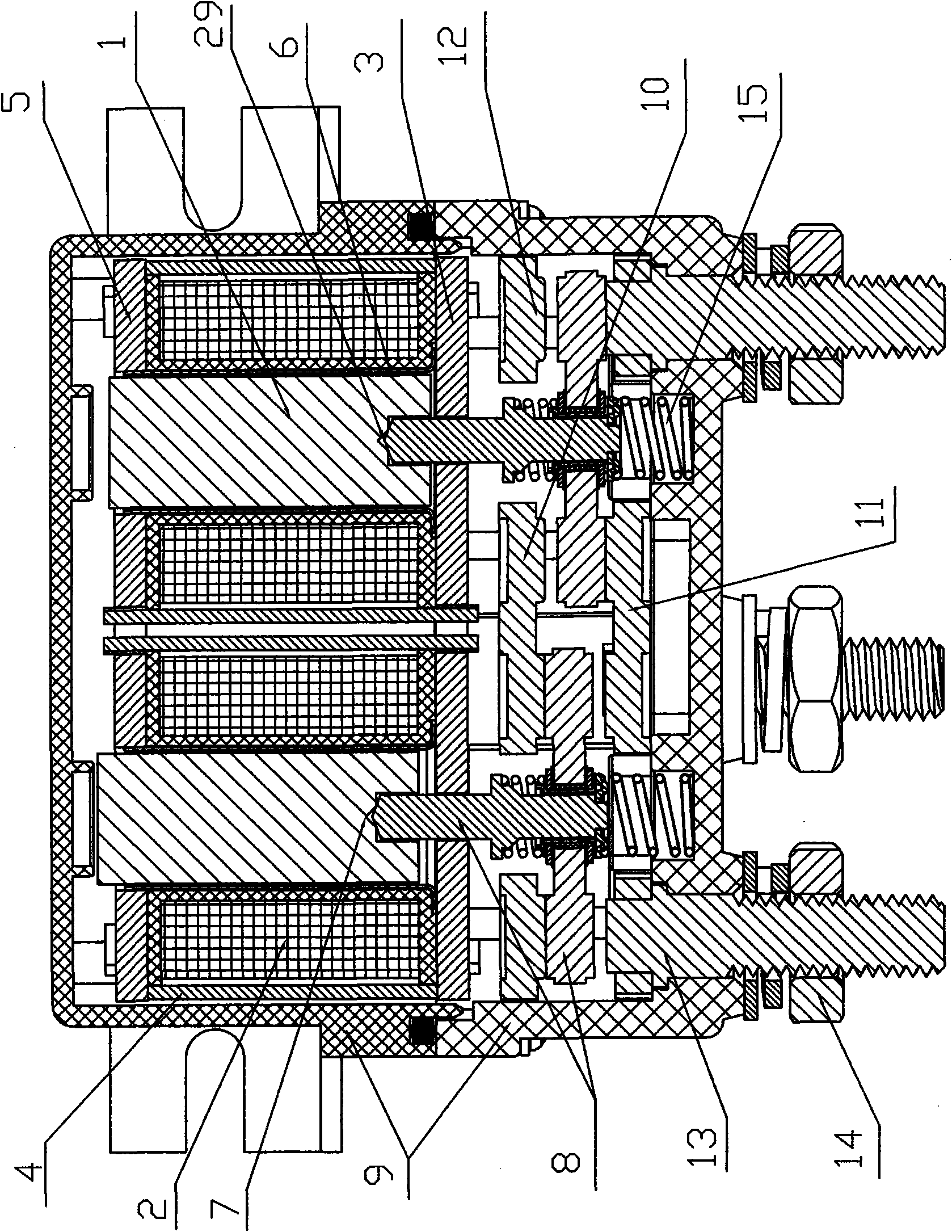 Reversing contactor