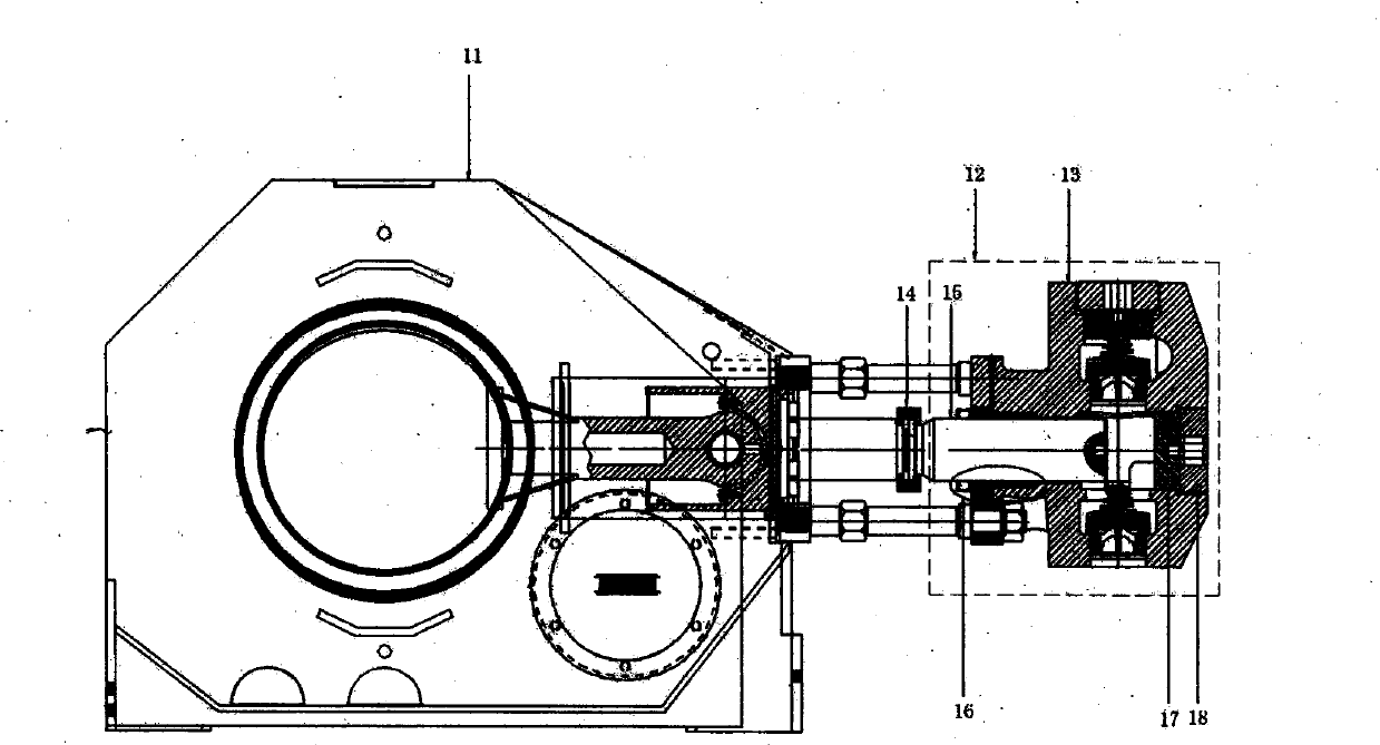 Screw type disassembling tool