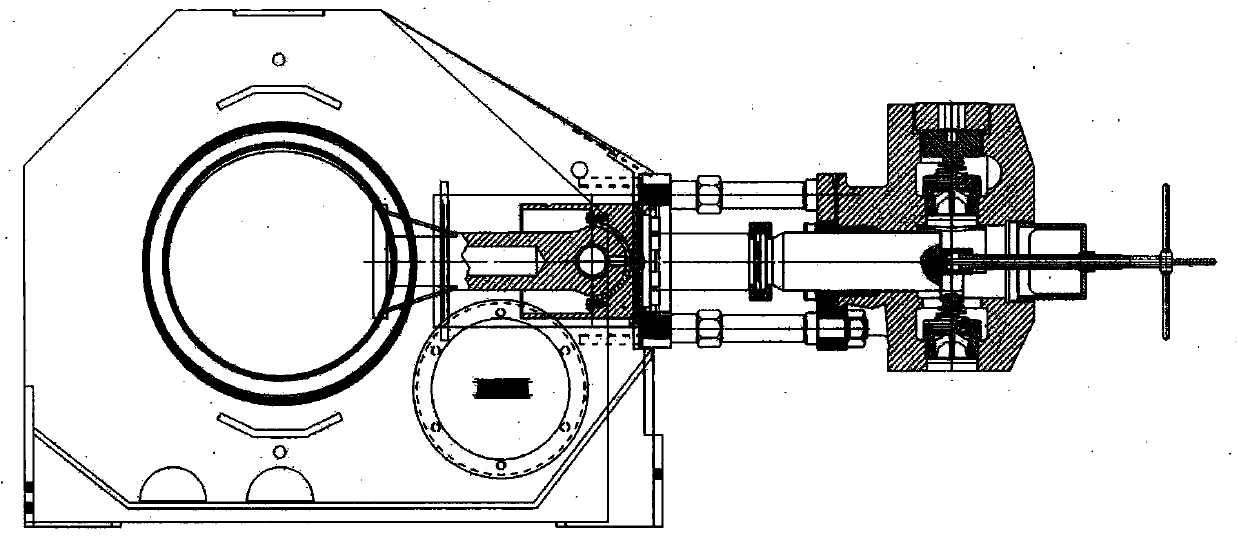 Screw type disassembling tool