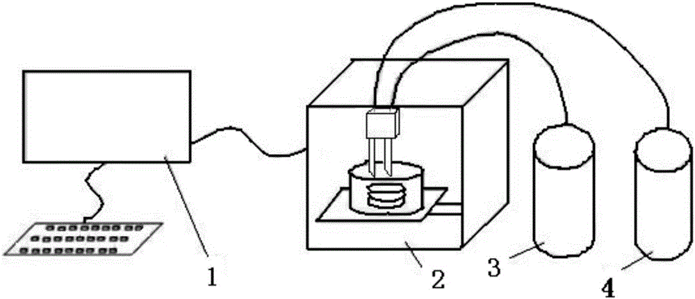 Urethra prosthesis reconstructing method based on 3D printing forming