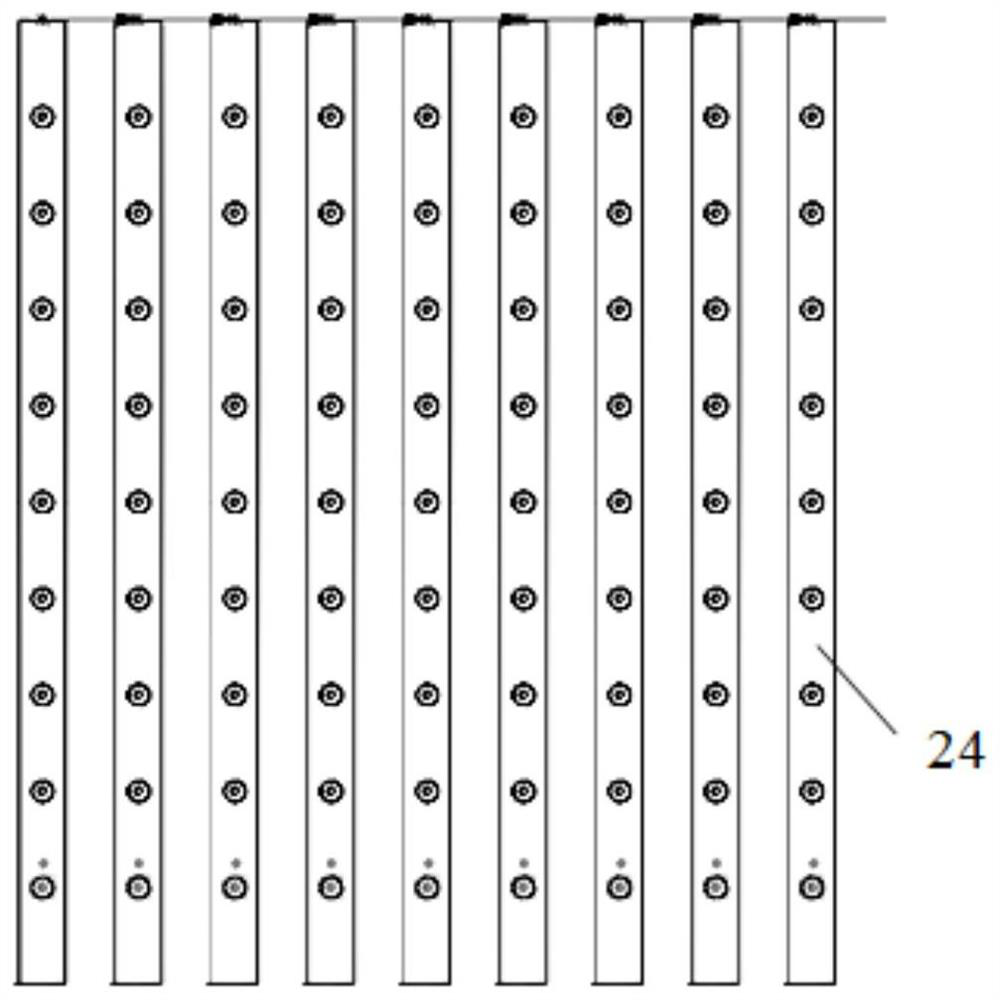 Backflow type wind tunnel device for simulating Mars low-pressure low-density dust storm environment