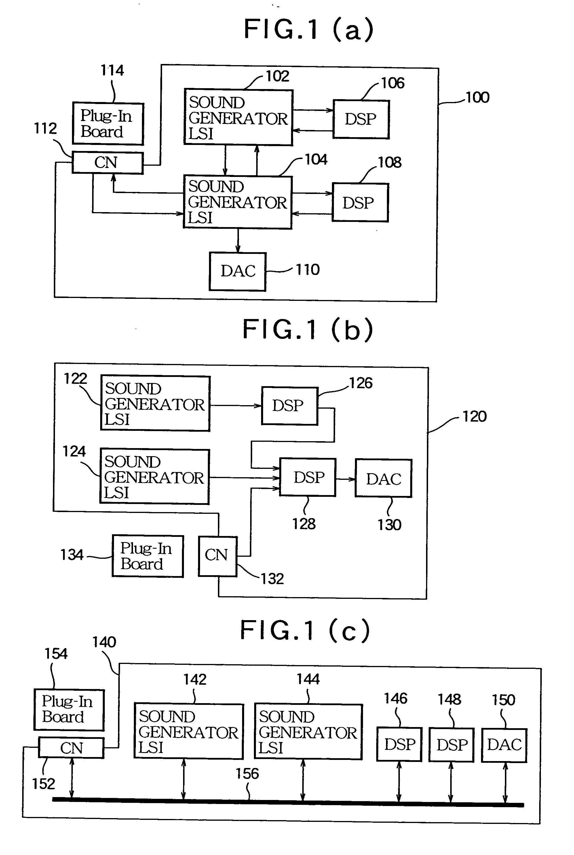 Waveform processing apparatus with versatile data bus