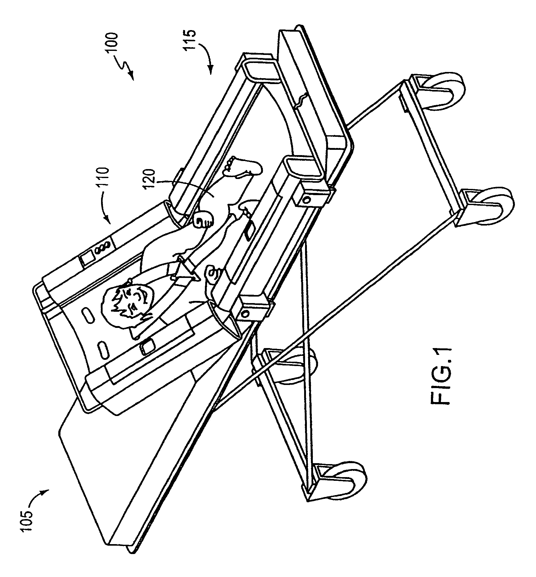 Pediatric emergency transport device