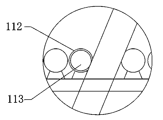 Aluminum profile straightening device