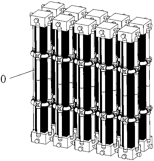 Modular all-direction aeration membrane assembly