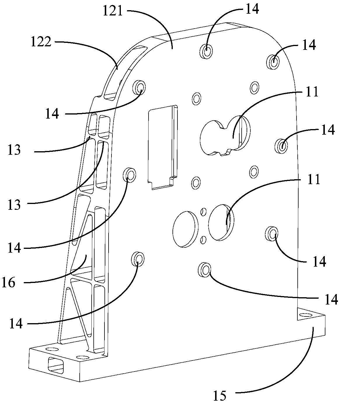 Profile support, battery pack and vehicle