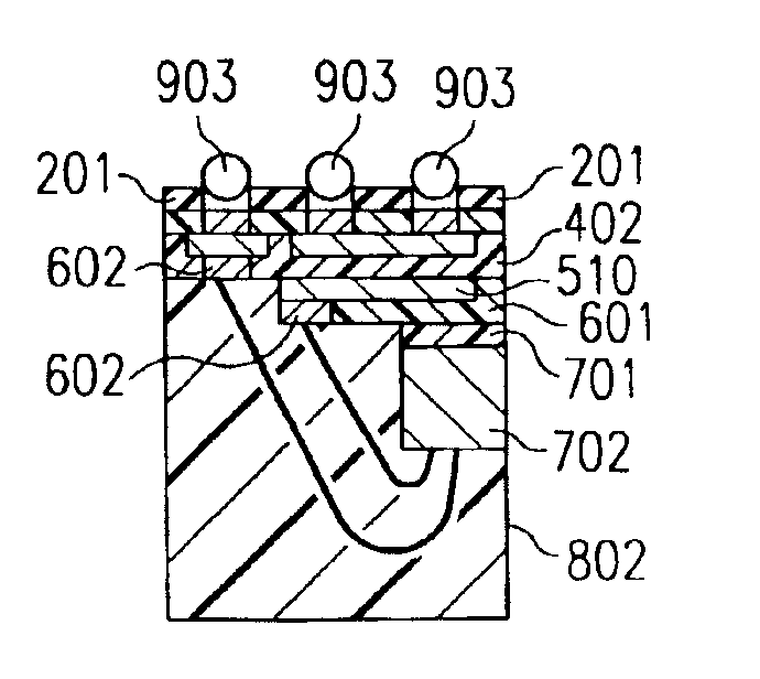 Plastic chip-scale package having integrated passive components