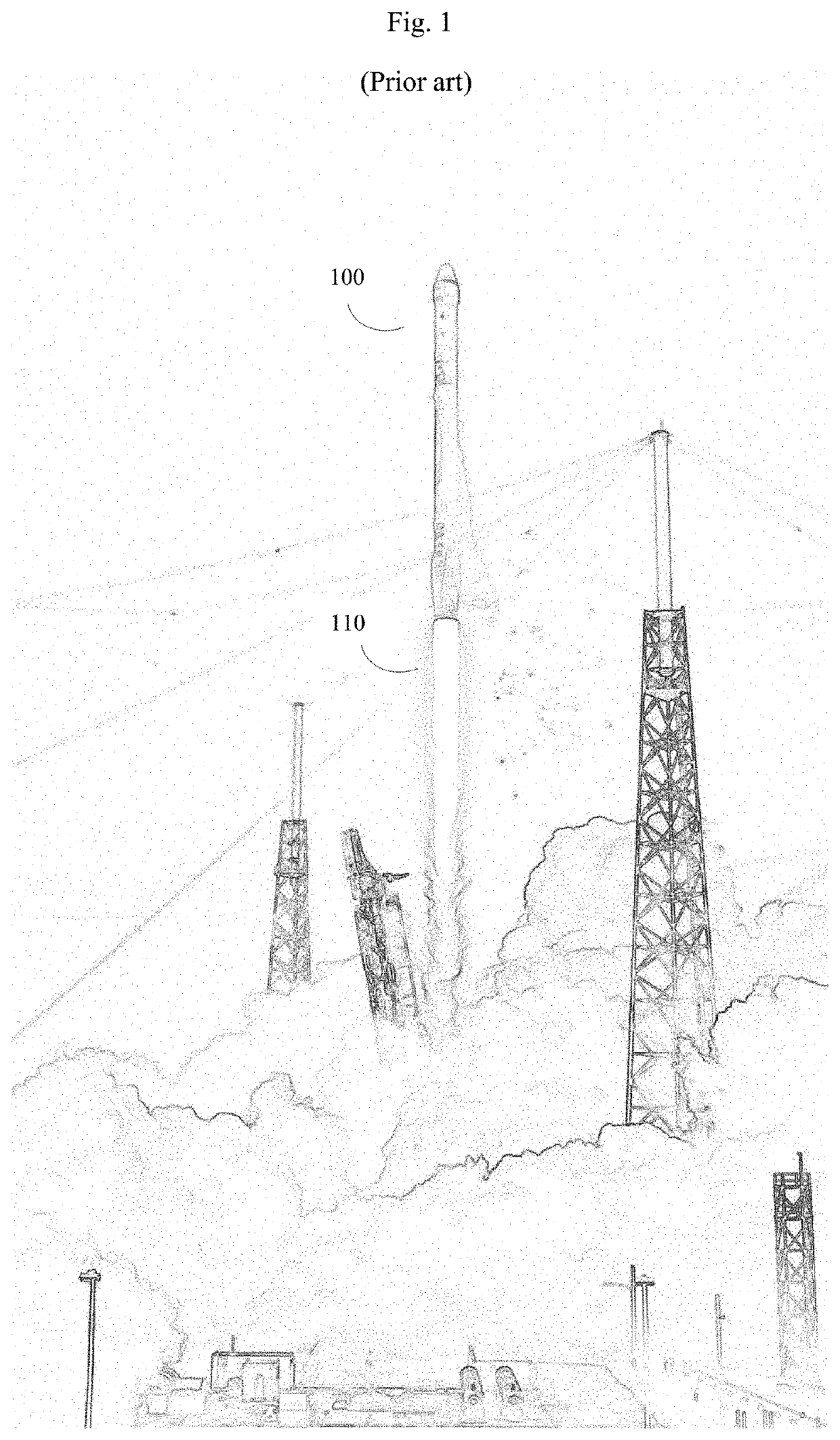 Space rocket monitoring system for greenhouse gas emissions