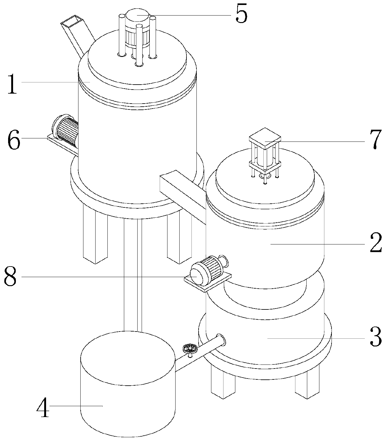 Chicken blood recovery device for chicken processing