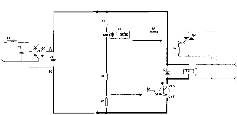 Method and device for prolonging working life of relay